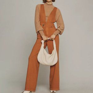 HTF Anthropologie Pilcro Deep-V Jumpsuit